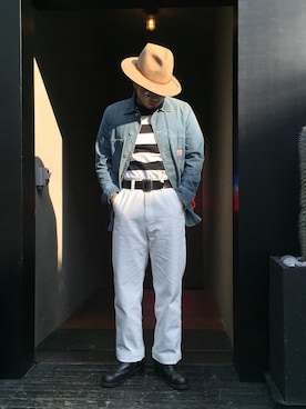 「fuct（ファクト）のアイテム（ジャケット/アウター）」を使った、hideandrideさん（メンズ・170cm）の冬コーディネート