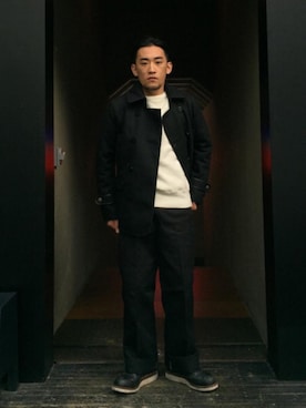 「fuct（ファクト）のアイテム（ジャケット/アウター）」を使った、hideandrideさん（メンズ・169cm）の冬コーディネート