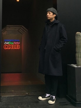 「OLD JOE & CO.（オールドジョーアンドコー）のアイテム（ジャケット/アウター）」を使った、hideandrideさん（メンズ・177cm）の冬コーディネート