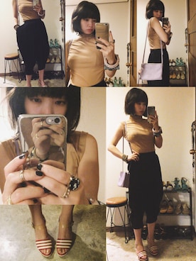 eriさん（レディース・160cm）の夏コーディネート