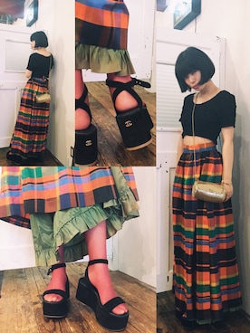 「DEPT（デプト）のアイテム（バッグ）」を使った、eriさん（レディース・160cm）の秋コーディネート