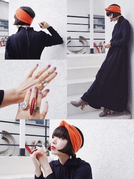 「Martin Margiela」｜「アイテム（ワンピース/ドレス）」を使った、eriさん（レディース・160cm）の秋コーディネート