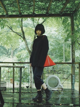 「bodco(ボッコ)のアイテム」を使った、eriさん(レディース・160cm)の夏コーディネート