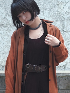 「アイテム（ピアス（両耳用））」を使った、eriさん（レディース・161cm・30代）の秋コーディネート