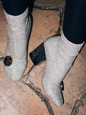 「アイテム（ブーツ、シルバー系）」を使った、eriさん（レディース・161cm）の秋コーディネート