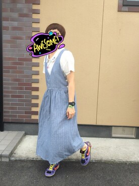 chamuさん(レディース・161cm)の夏コーディネート