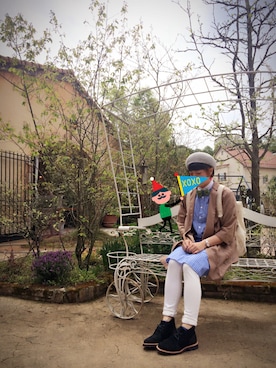 chamuさん（レディース・161cm）の春コーディネート