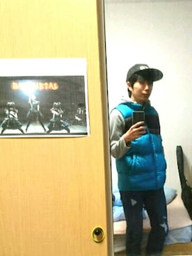 「BROOKLYNのアイテム」を使った、安さ追求する人さん（メンズ・165cm）の秋コーディネート