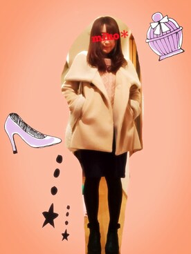 miho＊さん（レディース・158cm）の冬コーディネート