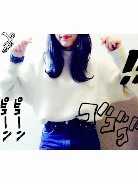 「オルチャンファッション」｜「アイテム（チェスターコート）」を使った、キワダ。さん（レディース・160cm）の冬コーディネート