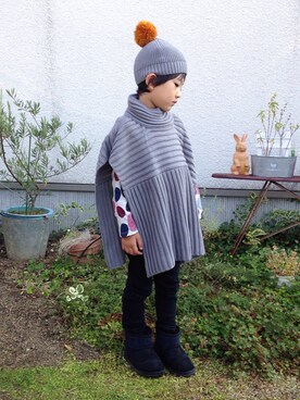 「5歳」｜「アイテム（その他トップス）」を使った、gakuさん（キッズ・110cm）の秋コーディネート