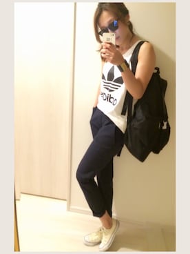 「リュク」｜-nats-さん（レディース・159cm）の夏コーディネート