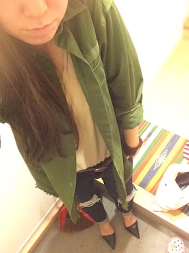 Natsuko Otsukaさん（レディース・159cm）の秋コーディネート