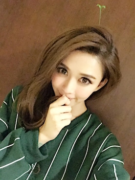 「GRASS（グラス）のアイテム」を使った、Abby 馮媛甄さん（レディース・160cm）の冬コーディネート