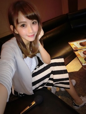 「If&n（イフアンドエヌ）のアイテム」を使った、Abby 馮媛甄さん（レディース・158cm）の夏コーディネート