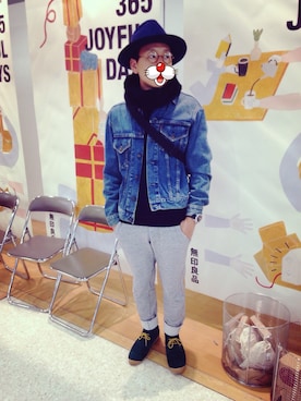 ちゅあんぐさん（メンズ・171cm）の冬コーディネート