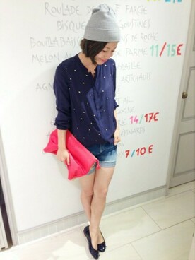 イエナスローブ町田　スタッフさん（レディース・158cm）の夏コーディネート