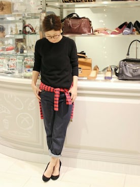 イエナスローブ町田 スタッフさん(レディース・158cm)の秋コーディネート