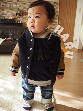 haruさん（キッズ・70cm）の冬コーディネート