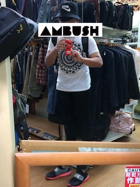 「ANARCHY（アナーキー）のアイテム（帽子）」を使った、→AMB ▲さん（メンズ・165cm）の春コーディネート