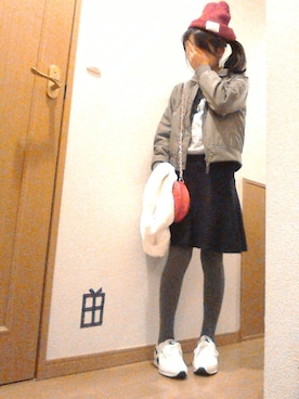 MOMOさん（キッズ・140cm）の冬コーディネート