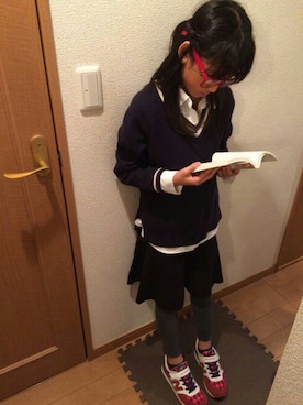 MOMOさん（キッズ・140cm）の秋コーディネート