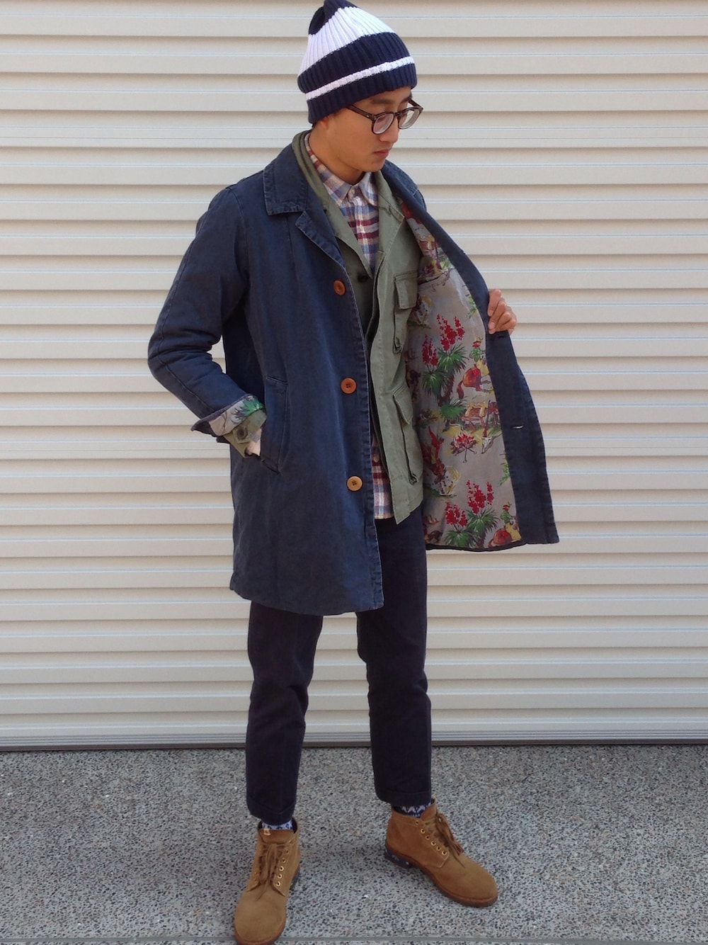 Spock｜VISVIMのピーコートを使ったコーディネート - WEAR