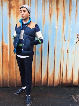 「menswear」｜Spockさん（メンズ・175cm）の冬コーディネート