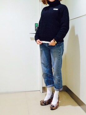 Rinaさん(レディース・156cm)の冬コーディネート