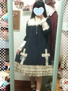 「BABY, THE STARS SHINE BRIGHT」｜「アイテム（ワンピース）」を使った、-美織-さん（レディース・163cm）の冬コーディネート