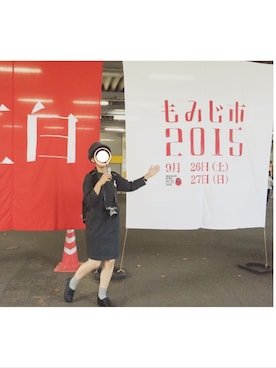 「カメラ女子」｜「アイテム（サンダル）」を使った、kaoru*‥さん（レディース・159cm）の冬コーディネート