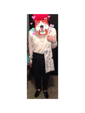 「赤ニット帽」｜kot☹riさん（レディース・152cm）の春コーディネート