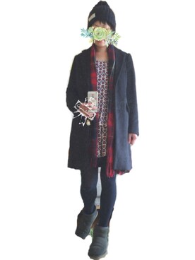 konatsukoさん（レディース・161cm）の冬コーディネート