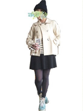 「SMADDY（スマディー）のアイテム」を使った、konatsukoさん（レディース・161cm）の冬コーディネート