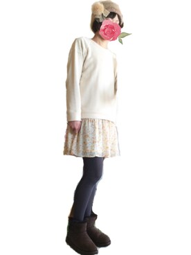 「Wendine（ウエンディーネ）のアイテム」を使った、konatsukoさん（レディース・161cm）の冬コーディネート