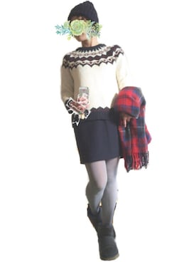 konatsukoさん（レディース・161cm）の冬コーディネート