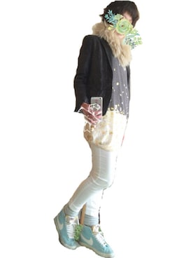 「Wendine（ウエンディーネ）のアイテム」を使った、konatsukoさん（レディース・161cm）の冬コーディネート