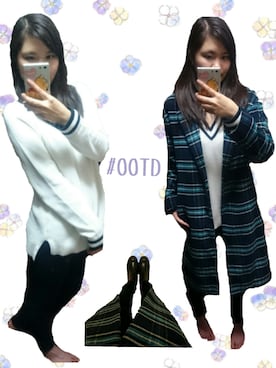 「AVAN LILY（アヴァンリリィ）のアイテム（トレンチコート）」を使った、かほりさん（レディース・168cm）の冬コーディネート