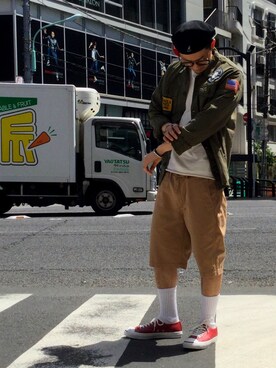 Tomoya Miuraさん(メンズ・169cm)の春コーディネート