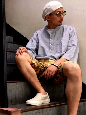 Tomoya Miuraさん(メンズ・169cm)の夏コーディネート