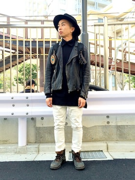 「DETAILS（ディテールズ）のアイテム」を使った、photographer Himeさん（メンズ・163cm）の春コーディネート