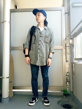 「johnsbyjohnny」｜photographer Himeさん（メンズ・163cm）の春コーディネート