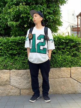 「アイテム（バッグ）」を使った、photographer Himeさん（メンズ・163cm）の春コーディネート