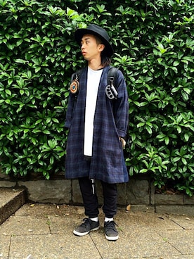 「ガウン」｜photographer Himeさん（メンズ・163cm）の夏コーディネート