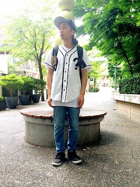 「johnsbyjohnny」｜photographer Himeさん（メンズ・163cm）の夏コーディネート