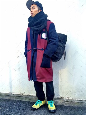 「DETAILS（ディテールズ）のアイテム」を使った、photographer Himeさん（メンズ・163cm）の冬コーディネート