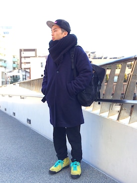 「DETAILS（ディテールズ）のアイテム」を使った、photographer Himeさん（メンズ・163cm）の冬コーディネート
