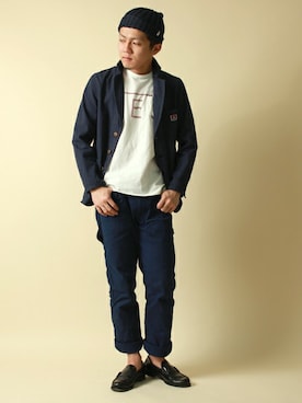 TSUCCHIEさん（メンズ・176cm）の春コーディネート