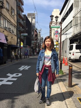 「NIL（ニル）のアイテム」を使った、kaichristinaさん（レディース・152cm）の春コーディネート