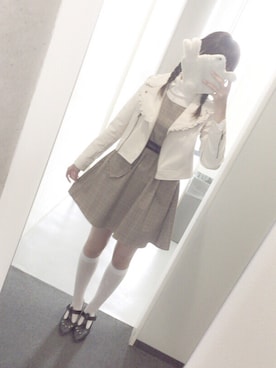 「Katie（ケイティ）のアイテム（シューズ）」を使った、バイちゃんさん（レディース・171cm）の秋コーディネート
